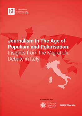 Journalism in the Age of Populism and Polarisation: Insights from the Migration Debate in Italy