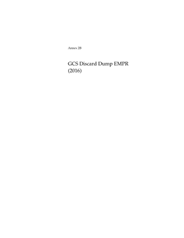 GCS Discard Dump EMPR (2016)