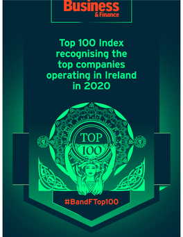 Top 100 Index Recognising the Top Companies Operating in Ireland in 2020