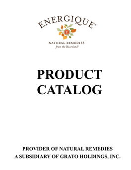 Product Catalog