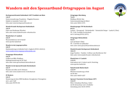 Wandern Mit Den Spessartbund Ortsgruppen Im August