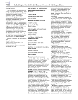 Federal Register/Vol. 85, No. 215/Thursday, November 5, 2020