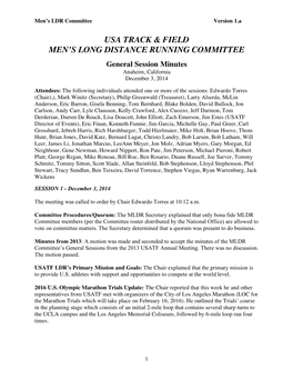 2014 Men's LDR General Session Minutes