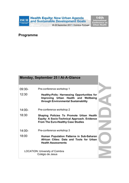 Full Programme