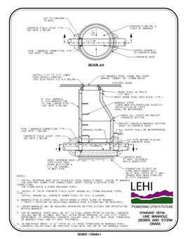 Line Manhole (Sewer and Storm Drain)