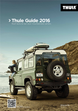 Thule Guide 2016 Roof Racks & Rear Door Mounted Bike Carriers