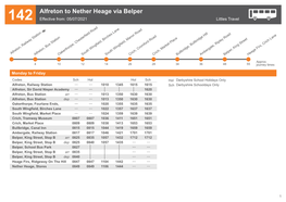 Current Timetable