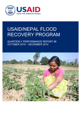 Usaid/Nepal Flood Recovery Program
