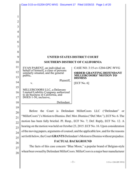 Case 3:15-Cv-01204-GPC-WVG Document 17 Filed 10/26/15 Page 1 of 20