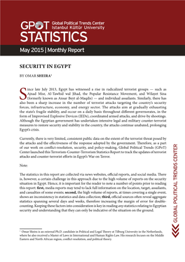 Statistics No 2: Security in Egypt