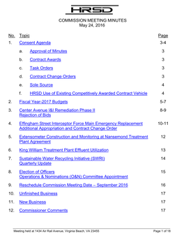 King William Treatment Plant Effluent Utilization 13 7