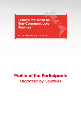 Profile of the Participants Organized by Countries