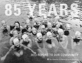 2013 Report to Our Community
