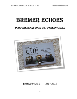 Bremer Echoes July 2016