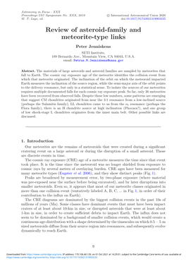 Review of Asteroid-Family and Meteorite-Type Links