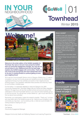 Welcome! Townhead