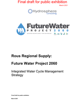 Rous Future Water Project 2060
