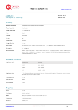 Anti-PSMB10 Antibody (ARG41022)