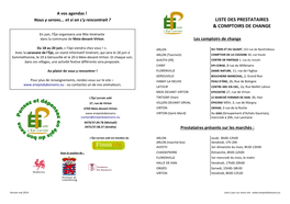 Liste Des Prestataires & Comptoirs De Change