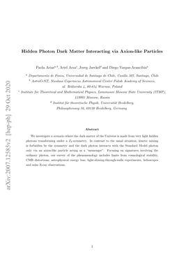 Arxiv:2007.12585V2 [Hep-Ph] 29 Oct 2020