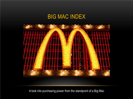 Big Mac Index