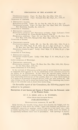 Proceedings of the Academy of Natural Sciences of Philadelphia