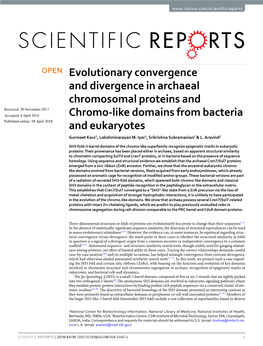 Evolutionary Convergence and Divergence in Archaeal