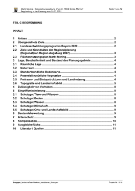 Einbeziehungssatzung Tfl. 183/2