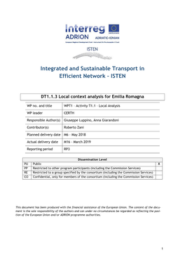 Emilia-Romagna Report