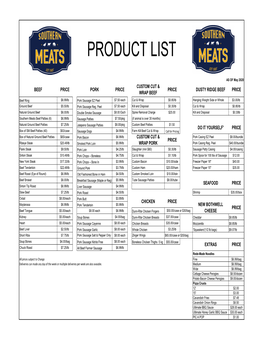 Product List