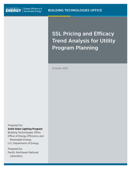 SSL Pricing and Efficacy Trend Analysis for Utility Program Planning