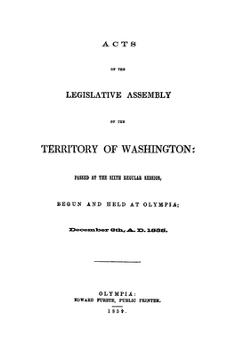 Territory of Washington