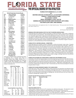 Vs Western Carolina Catamounts