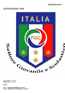 Giovanissimi 1999� �