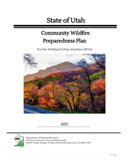 Community Wildfire Preparedness Plan