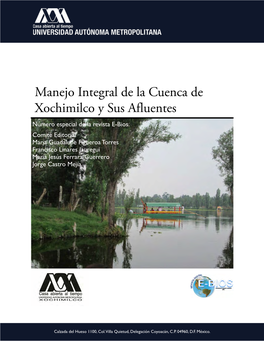 Manejo Integral De La Cuenca De Xochimilco Y Sus Afluentes Número Especial De La Revista E-Bios