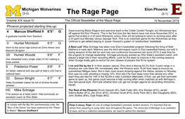 Elon Phoenix (2-0) the Rage Page (2-1)