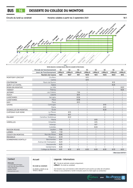 Desserte Du Collège Du Montois
