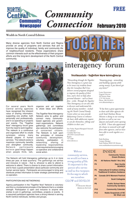 Community Connection Current Issues February 2010
