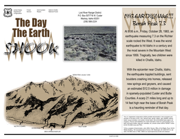 Borah Peak Earthquake for WEB.Indd