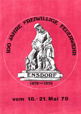 1979 Festschrift Feuerwehr Ensdorf