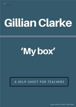 Gillian Clarke-My