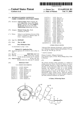 (12) United States Patent (10) Patent No.: US 6,692,541 B2 Carlson Et Al