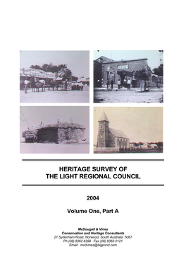 Heritage Survey of the Light Regional Council