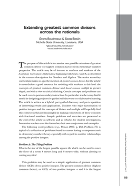 Extending Greatest Common Divisors Across the Rationals