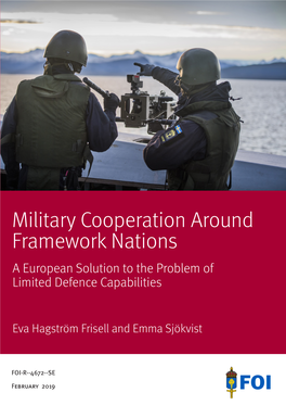 Military Cooperation Around Framework Nations