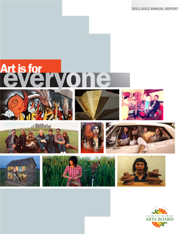 Saskatchewan Arts Board Annual Report 2011-2012