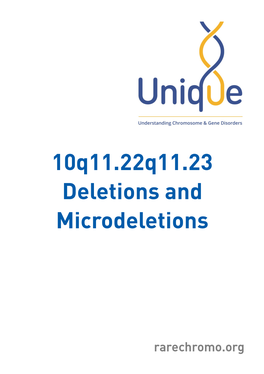 10Q11.22Q11.23 Deletions and Microdeletions