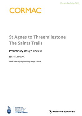 Preliminary Design Review Report for St Agnes To