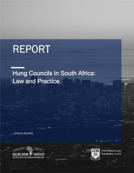 Report on Hung Councils in South Africa